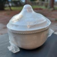 Zuccheriera porcellana bianca