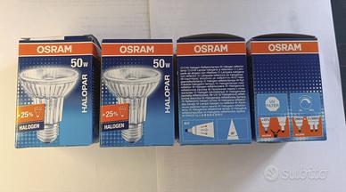 4x Lampada Osram Halopar 20 Alu E27 50w