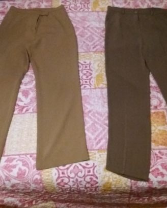 Pantaloni donna tinta moda beje