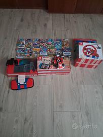Nintendo switch con molti accessori e giochi