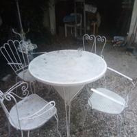 tavolo in ferro vintage