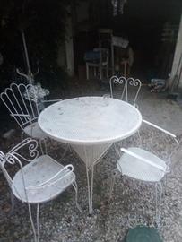 tavolo in ferro vintage