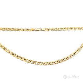 Collana oro giallo catena