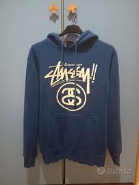Hoodie Stussy Blu S