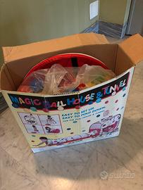 Tenda tunnel con palline