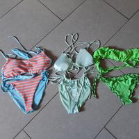 lotto 3 costumi 2 pezzi donna taglia S