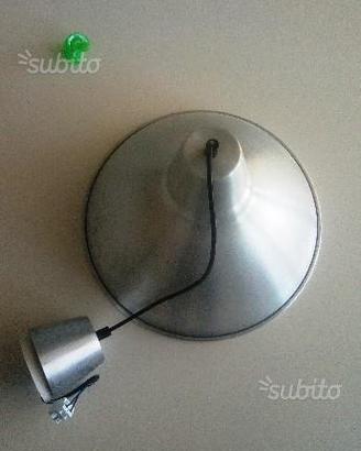 Lampadario industrial + paralume + plafoniere