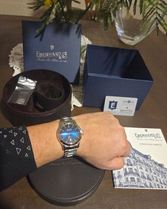Eberhard AIGLON Grande Taille 41mm FULL SET NUOVO
