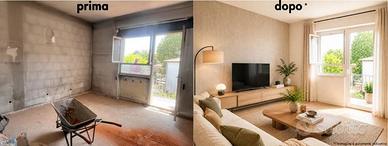 Appartamento di 112 m² con 4 locali e box auto a V