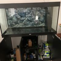 Acquario Juwel Rio 350 Led colore nero con mobile