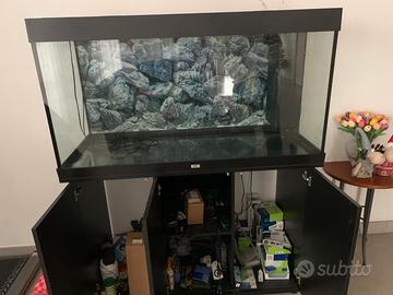 Acquario Juwel Rio 350 Led colore nero con mobile