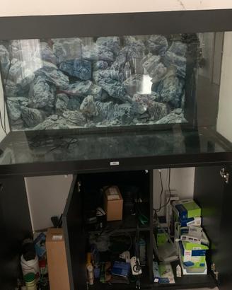 Acquario Juwel Rio 350 Led colore nero con mobile