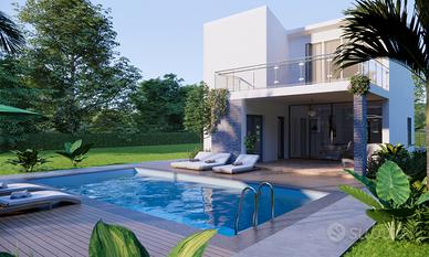 Ville singole con piscina