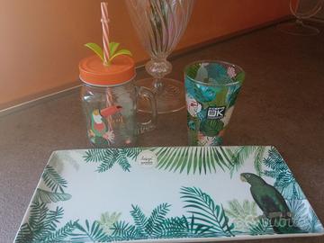 Set maison di monde vassoio porcellana