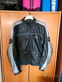 Giacca moto in vera pelle