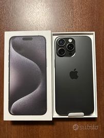 iPhone 15 Pro Max 256gb Titanio nero