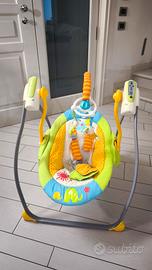 altalena per neonato a dondolo con movimento elett