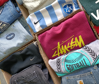 Box Lotto Abbligiamento Vintage Firmato Lusso 3Kg