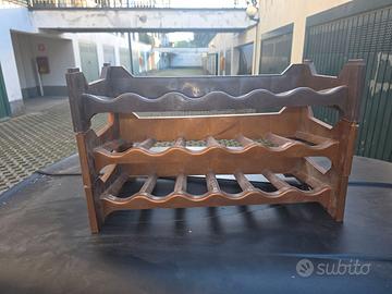 Portabottiglie cantinetta modulare impilabile
