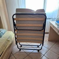 Letto pieghevole con materasso - 80*190 cm