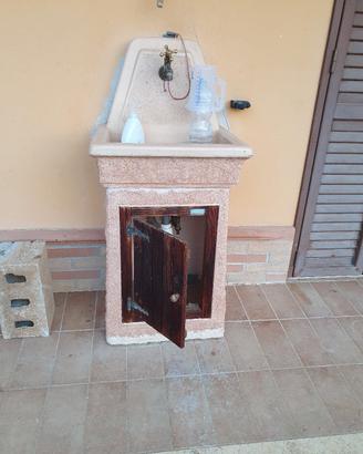 Fontana da Giardino Esterno in Cemento Pietra