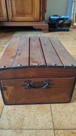 baule in legno vintage