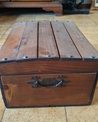 baule in legno vintage