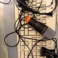 Microfono, cuffie e webcam