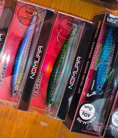 Artificiali pesca Nomura long jerk, jig e stick