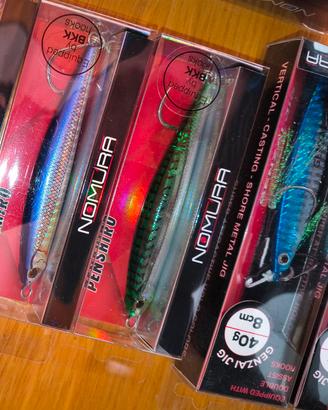 Artificiali pesca Nomura long jerk, jig e stick