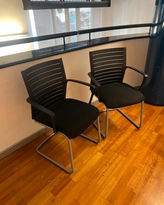 Set 10 sedie nere Steelcase