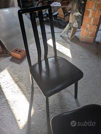 n. 4 sedie vintage anno 1974