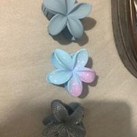 set di mollette a fiori 