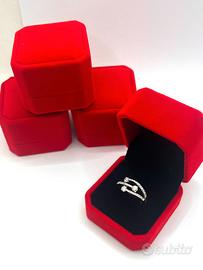 Anello oro bianco e diamanti