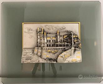 Quadro in rilievo: Miramare a Trieste