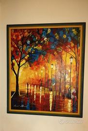 quadro dipinto ad olivo Leonid Afremov 