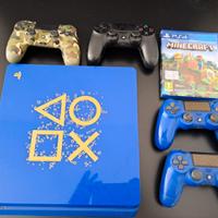 ps4 limited edition 500 gb+minecraft e 4 pad