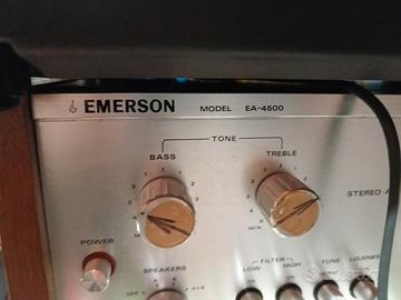 Ampli Emerson più giradischi Aiwa, vintage 