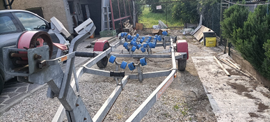 Carrello per barca - marca satellite - porta