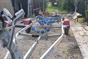 Carrello per barca - marca satellite - porta