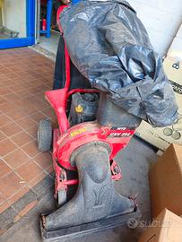 Aspiratore e biotrituratore foglie