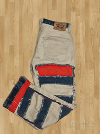 Denim Custom vintage reworked "1of1" style patched