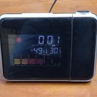 Orologio sveglia igrometro termometro da tavolo