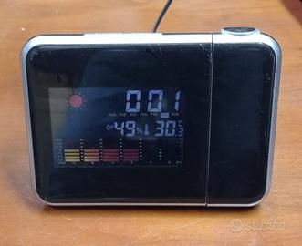 Orologio sveglia igrometro termometro da tavolo