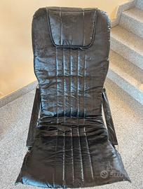 Poltrona relax imbottita / Sdraio design nero