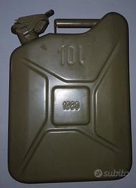Tanica da 10 lt. in metallo verniciato