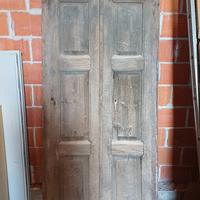 porta antica in legno da ristrutturare 