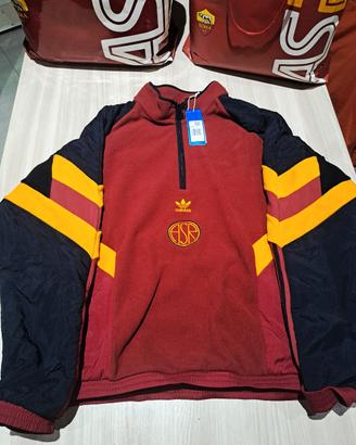 Felpa Pile As Roma Polar Fleece taglia XL