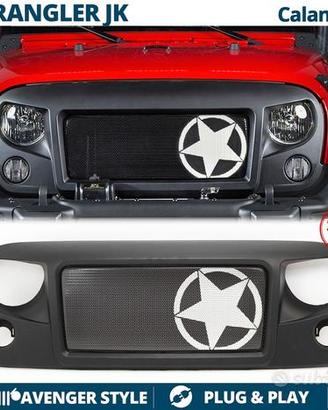 CALANDRA Griglia PER Jeep WRANGLER JK AVENGER NERA