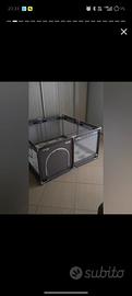 Box neonato 120x120 con porta di entrata